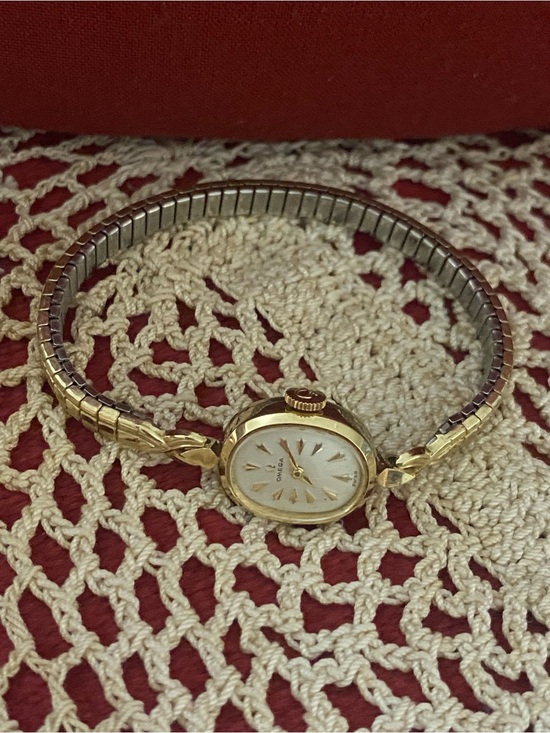 Omega Accessories - Rare Omega 14k GF 17j Vntg. Manual Wind Speidel Band Ladies Cocktail Watch. Runs